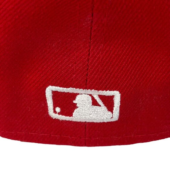 Pittsburgh Pirates Fitted Baseball Cap MLB Red Size 7 3/8 New - Picture 7 of 9